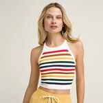 Vêtements De Tennis Wilson W On The Daily Brami Sandrift Stripe