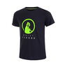 Wild Advantage Logo T-shirt Gar&ccedil;ons-Bleu Fonc&eacute;,Vert Fluo