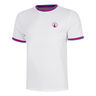 Break Ringer T-shirt Hommes-blanc, berry