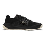 Chaussures de tennis Lacoste Lacoste Power Serve Chaussures Toutes Surfaces Femmes-Noir,Crème