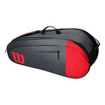 Sacs De Tennis Wilson TEAM 6PK Red/Grey