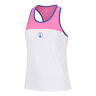 Racerback D&eacute;bardeur tank top Femmes - pink, bleu