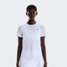 Court T-shirt Femmes-Blanc,Multicouleur