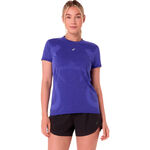 V&ecirc;tements ASICS ASICS Road Seamless Maillot de course Femmes-bleu, violet