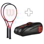 Lot de raquettes Wilson Wilson Clash 100 Pro V2.0 Raquette De Comp&eacute;tition