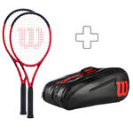 Lot de raquettes Wilson Wilson Clash 100 Pro V2.0 Raquette De Comp&eacute;tition