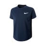 Court Dri-Fit T-shirt Gar&ccedil;ons - bleu fonc&eacute;, blanc