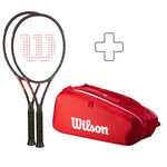 Racket package Wilson Clash 100 V3.0 Raquette De Compétition