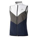 V&ecirc;tements HEAD HEAD Club Gilet Femmes-Bleu,Blanc