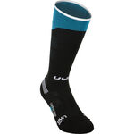 V&ecirc;tements UYN UYN Compression One Chaussettes De Running Femmes-Noir,Turquoise