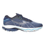 Chaussures de running Mizuno Mizuno Wave Ultima 14 Chaussure De Running Sans Stabilisateurs Femmes-Bleu Fonc&eacute;,Bleu Clair
