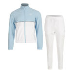 Vêtements Sergio Tacchini Sergio Tacchini Deriva Survêtement Hommes-Blanc,Bleu Clair