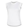 Bring It On Rib D&eacute;bardeur Tank Top Femmes-Blanc