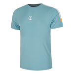 V&ecirc;tements Quiet Please Quiet Please Endlessly Receiver Hori T-shirt Hommes-Bleu Clair,Multicouleur