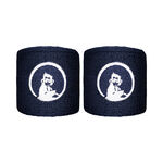 Vêtements de tennis Quiet Please Quiet Please Short Poignet Pack De 2 Unités-Bleu