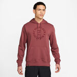 V&ecirc;tements Nike Nike Court Dri-Fit Heritage Sweat &agrave; capuche Hommes-rouge vin