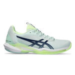 Chaussures de tennis ASICS ASICS Solution Speed FF 3 Chaussure Terre Battue Femmes-Mint, Bleu Foncé