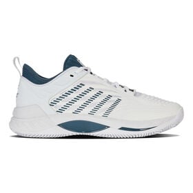 Image de Hypercourt Supreme 2 Chaussure Terre Battue Hommes-Blanc,Bleu Petrol