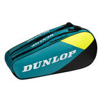 Dunlop Dunlop SX Club Housse De Raquette Lot De 6-Noir,Turquoise