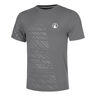 Receiver Embossed T-shirt Hommes - gris, blanc