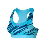 Vêtements Mizuno Mizuno Alpha Graphic Soutien-gorge Sport Femmes-Bleu