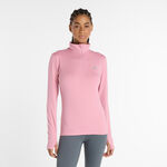 Vêtements New Balance New Balance Essentials Space Dye Quarter Zip Haut manches longues Femmes - pink, 