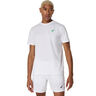 Court Graphic T-shirt Hommes-Blanc