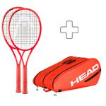 Lot De Raquettes HEAD 2x Radical Pro 2025 plus Schlägertasche