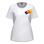 V&ecirc;tements HEAD HEAD DTB Pro T-shirt Femmes-blanc