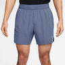 Court Dri-Fit Advantage 6in Shorts Hommes-Bleu Gris, Blanc