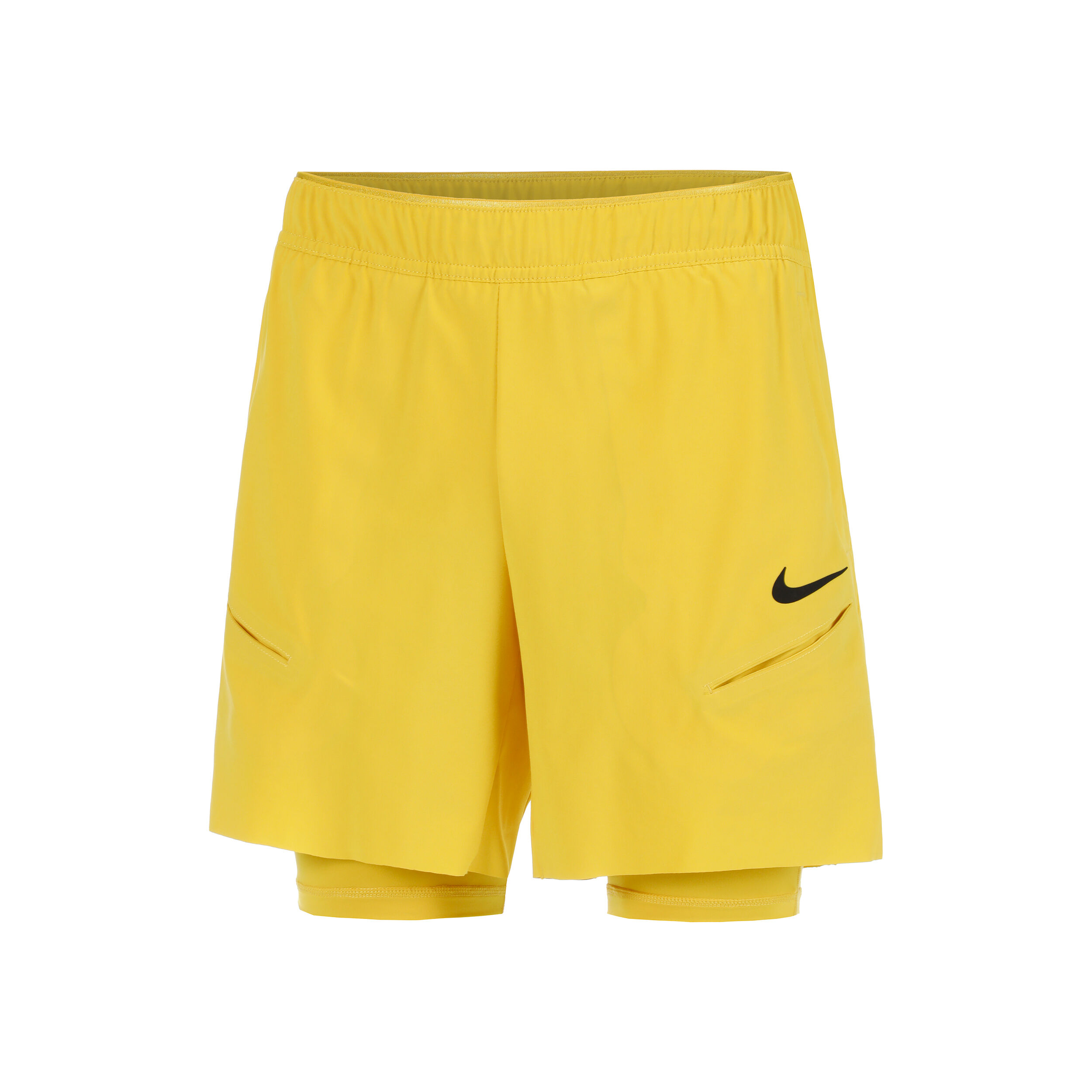 Buy Nike Dri Fit Court Slam Shorts Hommes Jaune Orange online Tennis Point BE