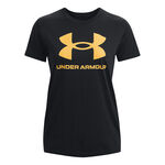 Vêtements Under Armour Under Armour  Live Sportstyle Graphic T-shirt Femmes - noir, jaune doré