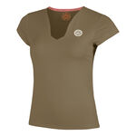 Vêtements BIDI BADU BIDI BADU Spectrum V-Neck T-shirt Femmes-Marron