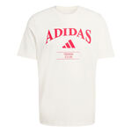 V&ecirc;tements de tennis adidas adidas Heritage Graphic Tee T-shirt - blanc, rouge