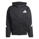 Vêtements adidas adidas Veste De Survêtement Hommes-Noir,Blanc