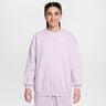 Sportswear Club Fleece Oversized Crew Sweat-shirt Filles-Lilas