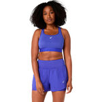 V&ecirc;tements ASICS ASICS Road Compression Soutien-gorge sport Femmes-bleu, bleu fonc&eacute;