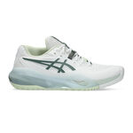 Chaussures de tennis ASICS ASICS Gel-Resolution X Chaussures Toutes Surfaces Femmes-Blanc,Bleu Gris