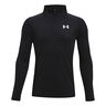 Tech 2.0 1/2 Zip Haut Manches Longues Garçons-Noir,Blanc