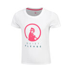 Vêtements Quiet Please Quiet Please Create Baseline Logo T-shirt Filles-Blanc,Pink