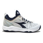 Chaussures de tennis Diadora Diadora  Speed Blushield Fly 4 + Chaussure terre battue Hommes-blanc,bleu foncé