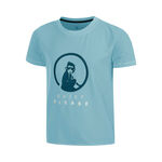 V&ecirc;tements de tennis Quiet Please Quiet Please Create Trainings T-shirt Gar&ccedil;ons-Bleu Clair,Multicouleur