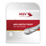 MSV MSV Hepta-Twist Cordage En Garniture 12m-Blanc