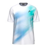 V&ecirc;tements HEAD HEAD Topspin T-shirt Hommes-turquoise