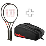 Lot De Raquettes Wilson 2x CLASH 100 V3.0 FRM