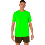 V&ecirc;tements ASICS ASICS Core Maillot de course Hommes-vert