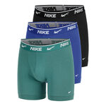Vêtements Nike Nike Everyday Cotton Stretch Caleçon Pack de 3 Hommes - multicouleur, noir