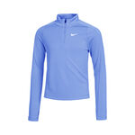 V&ecirc;tements Nike Nike Dri-Fit Haut Manches Longues Filles-Bleu Clair,Blanc