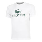 Vêtements Lacoste Lacoste Urban Print T-shirt Hommes-Blanc