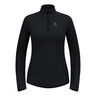 Zeroweight Warm Mid Layer 1/2 Zip Maillot De Course Femmes-Noir